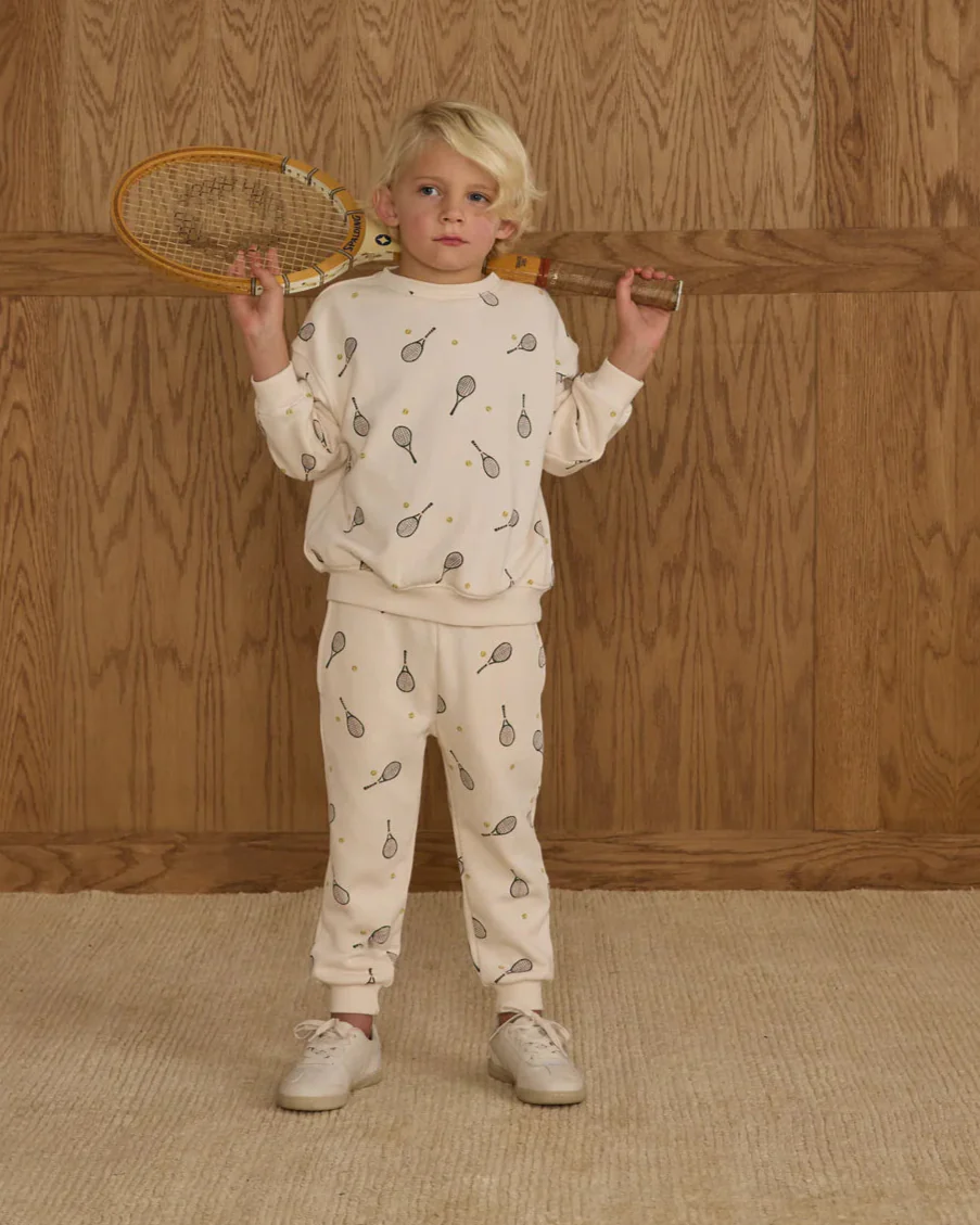 RYLEE + CRU- KIDS TENNIS RELAXED SWEATSHIRT - Image 2