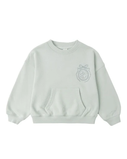 RYLEE + CRU - KIDS POUCH POCKET CREW SEAFOAM - Image 5