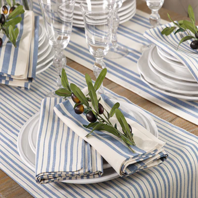 SARO- STRIPED TABLE RUNNER - Image 2