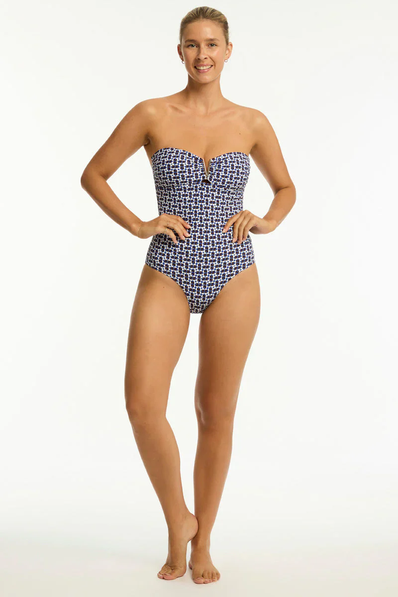 SEA LEVEL- WOMEN'S COAST V BAR ONE PIECE SWIMSUIT - Image 4