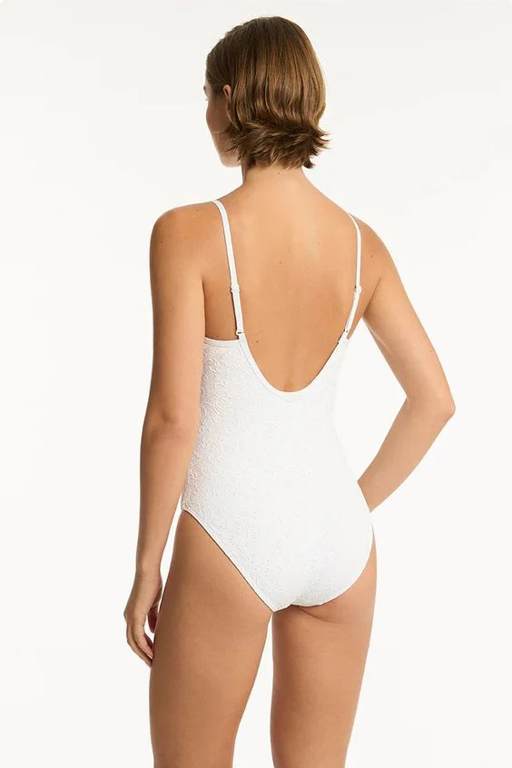 SEA LEVEL- WOMEN'S INTERLACE TRI 1PC SWIMSUIT - Image 3