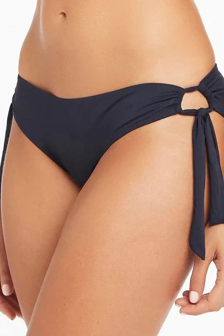 SEA LEVEL- WOMEN'S ESSENTIALS TIE SIDE SWIM BOTTOM - Image 4