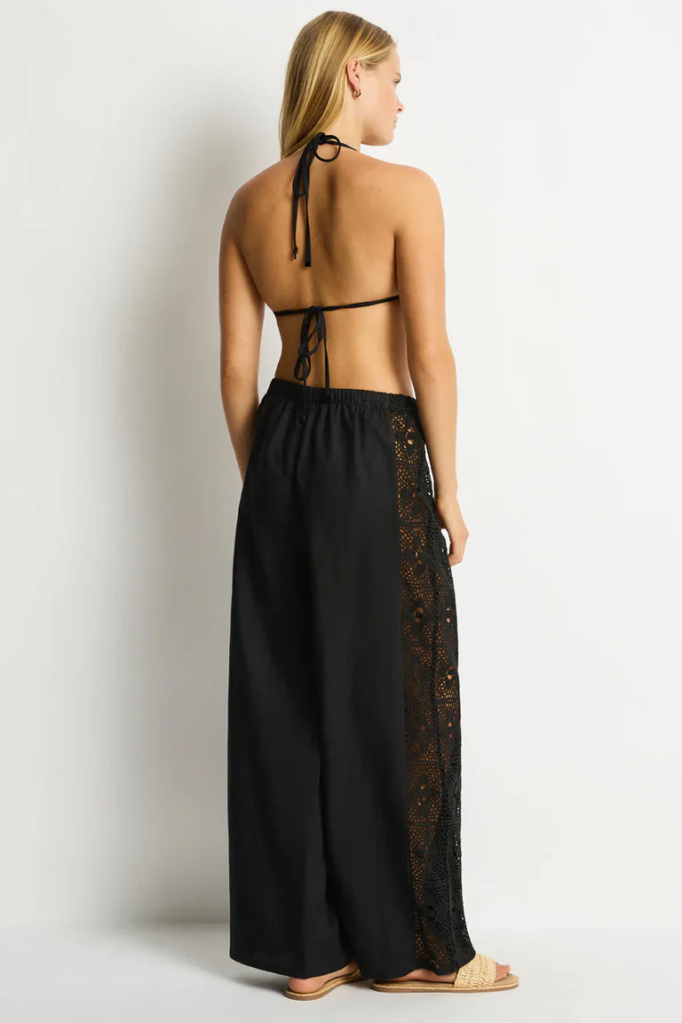 SEA LEVEL - SHORE LINEN PANELLED BEACH
PANT - Image 2