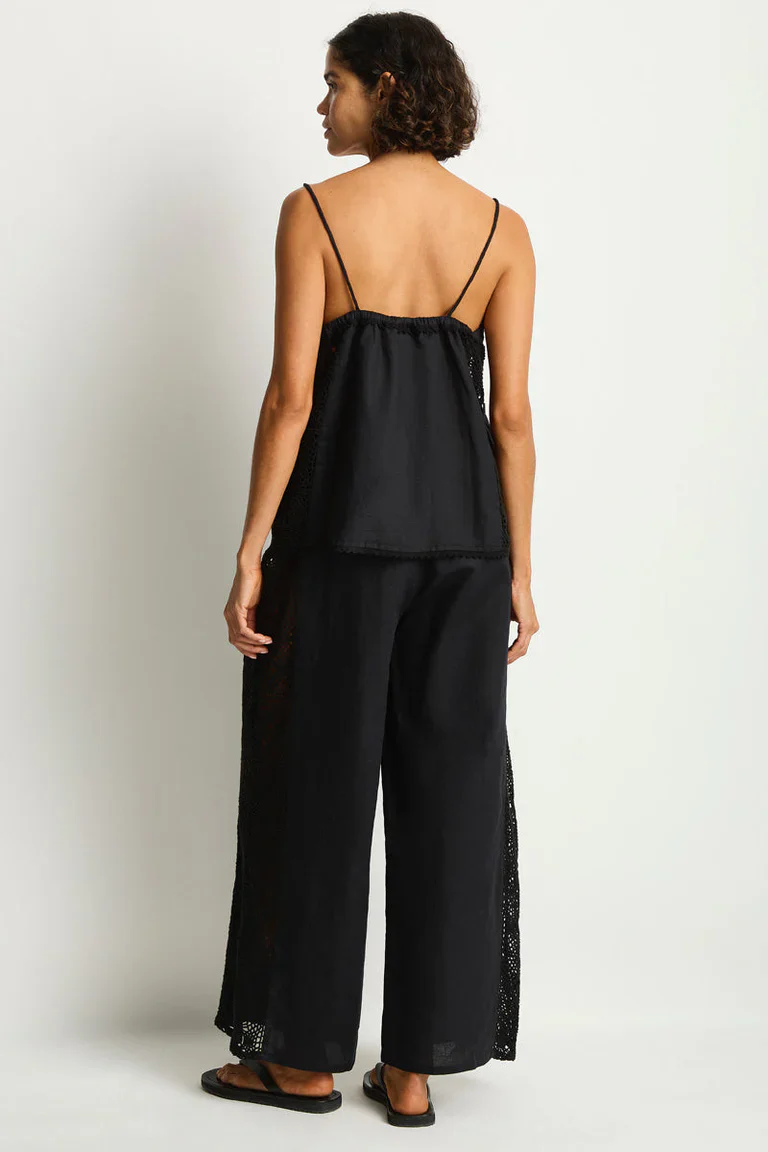 SEA LEVEL - SHORE LINEN PANELLED SHIFT
CAMI TOP - Image 5