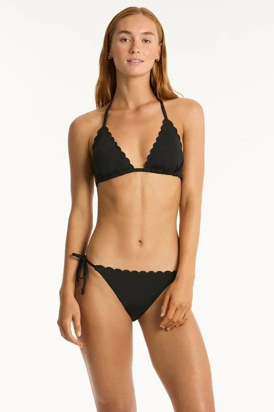 SEA LEVEL- LADIES SCALLOP TIE SIDE SWIM BOTTOM - Image 3