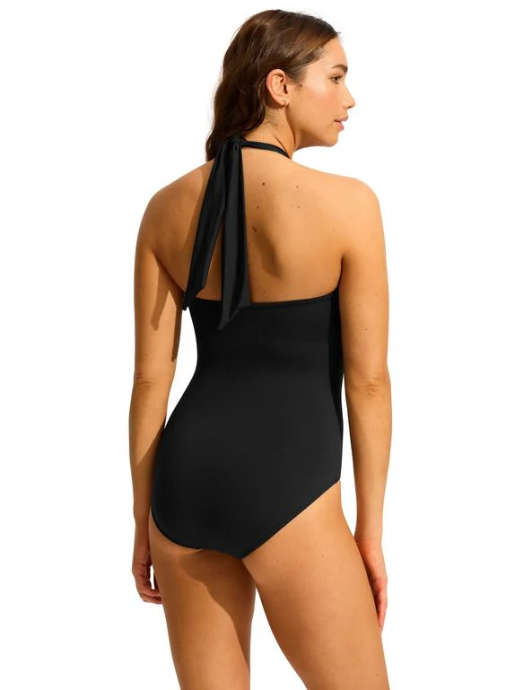 SEAFOLLY- LADIES HALTER BANDEAU ONE PIECE - Image 4