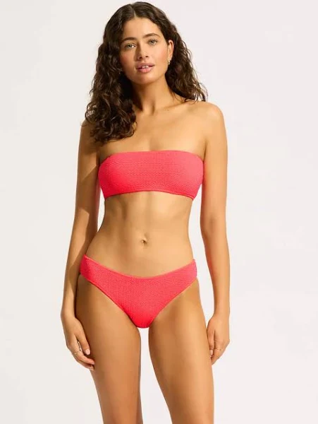 SEAFOLLY- WOMEN'S SEA DIVE HIGH CUT RIO SWIM BOTTOM - Image 4