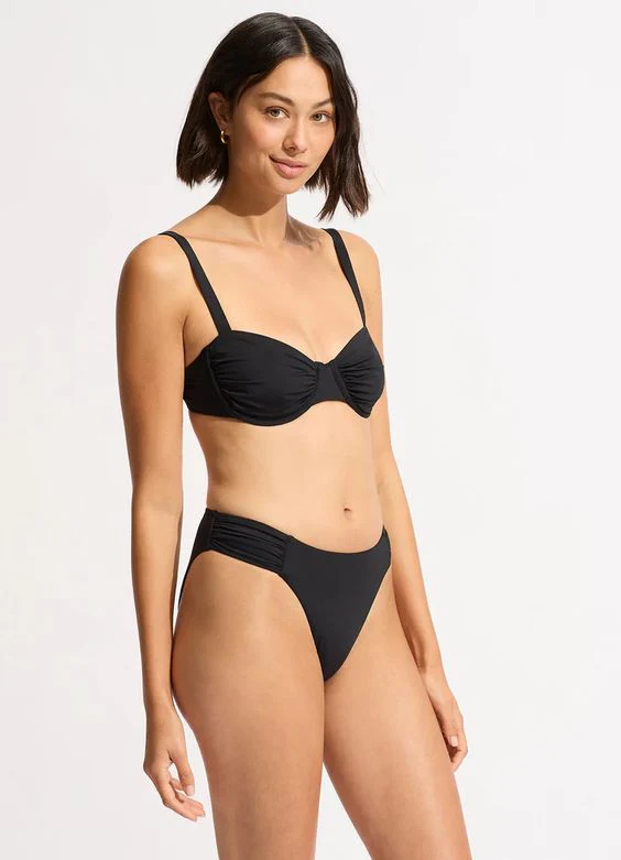 SEAFOLLY- WOMEN'S UNDERWIRE RUCHED SWIM TOP - Image 3