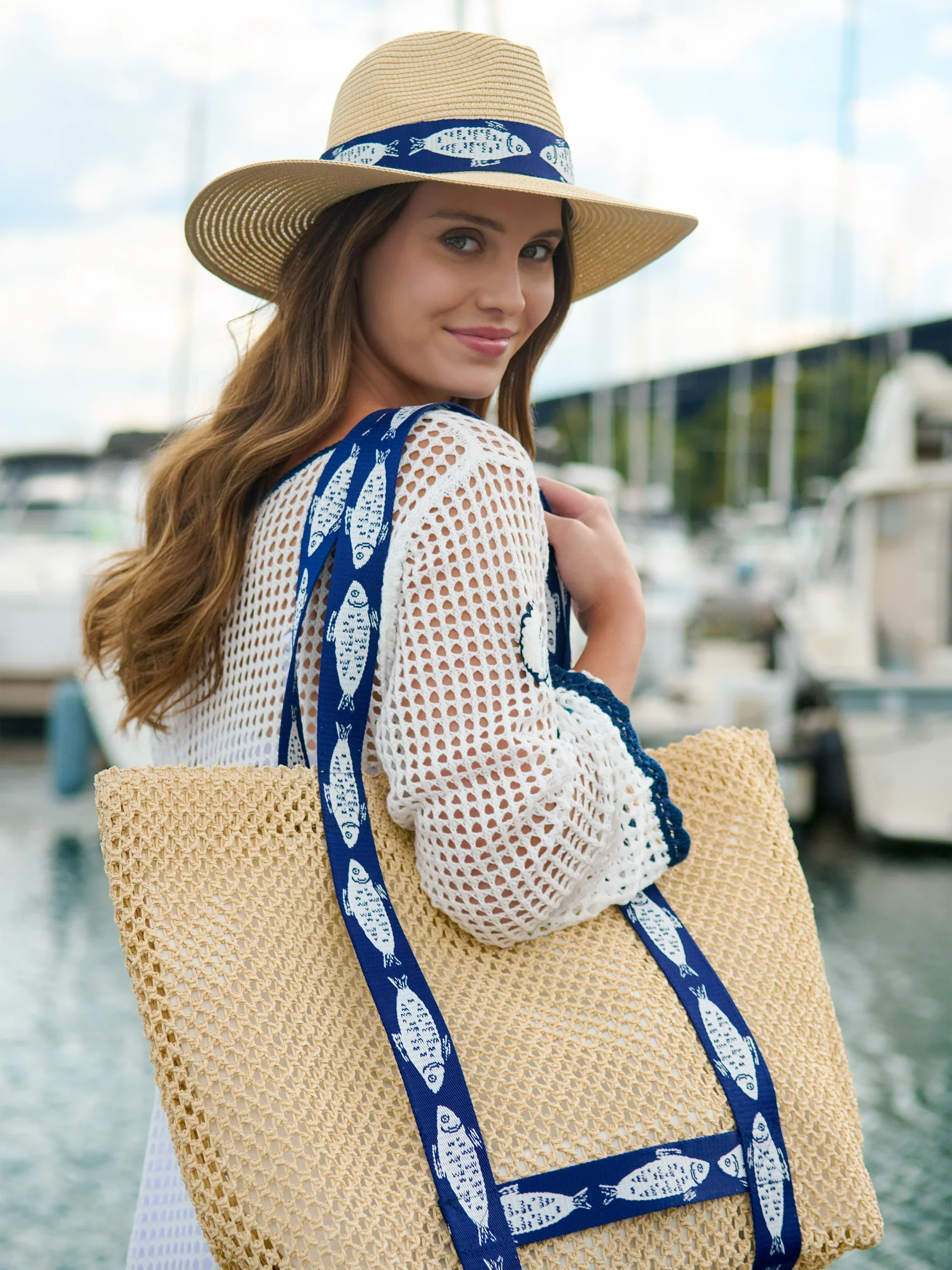 SHIRALEAH - FISHER TOTE AND HAT SET - Image 3