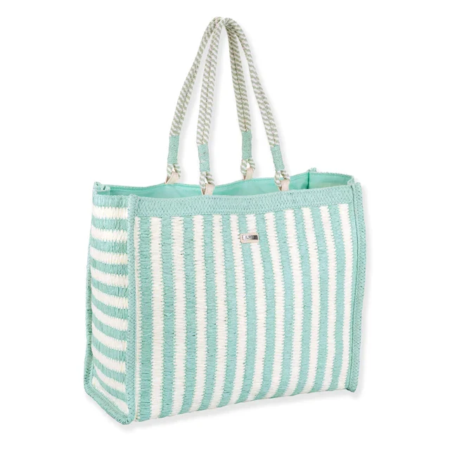 SUN 'N' SAND - CE6874 PAPER STRAW SHOULDER TOTE - Image 2