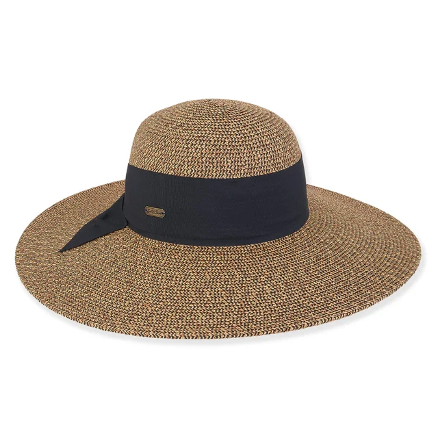 SUN 'N' SAND - HH2976 PAPER BRAID FLOPPY HAT - Image 2