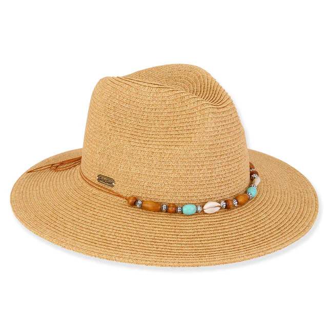 SUN 'N' SAND - HH3092 PAPER BRAID SAFARI HAT - Image 2