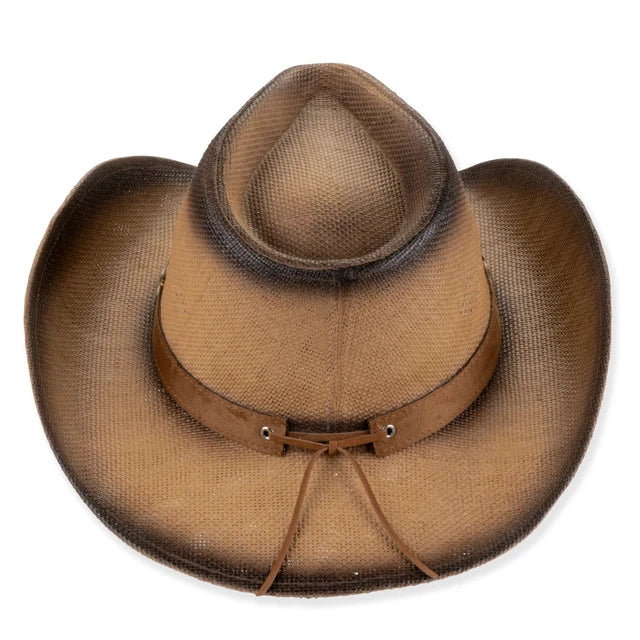 SUN 'N' SAND - HTT1302 PAPER STRAW WESTERN HAT - Image 2