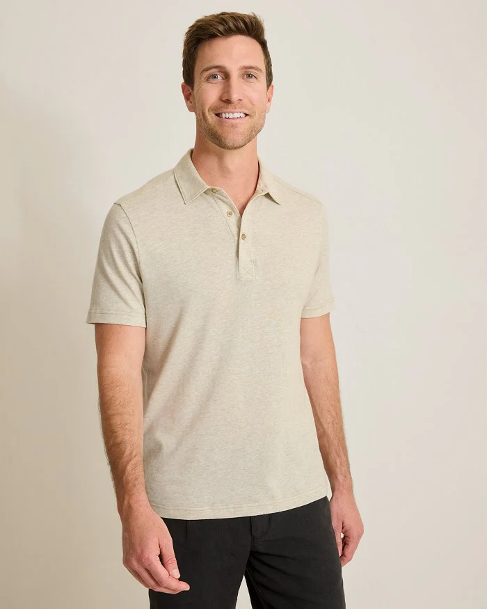 TOMMY BAHAMA- MEN'S LAURITO BEACH LINEN BLEND POLO - Image 3