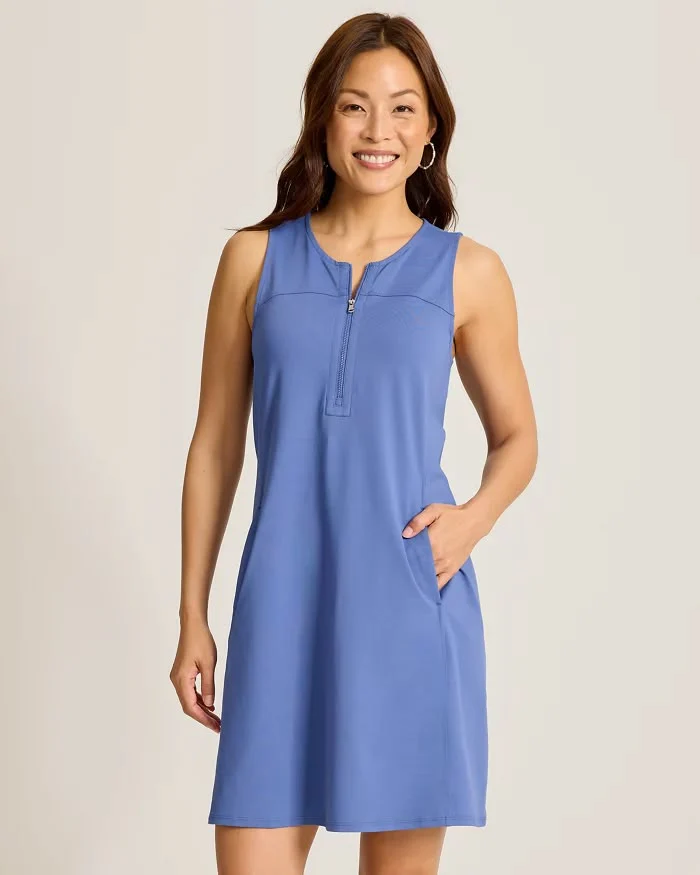 TOMMY BAHAMA - WOMEN'S AUBREY S/L ZIP DRESS - Image 3