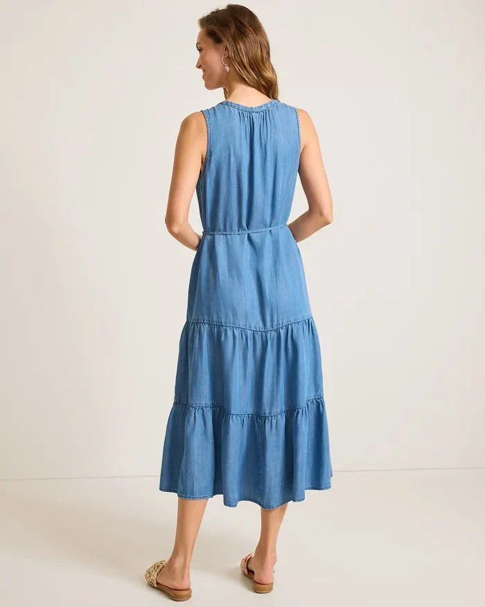 TOMMY BAHAMA - WOMEN'S CHAMBRAY O'LEI DRESS - Image 3