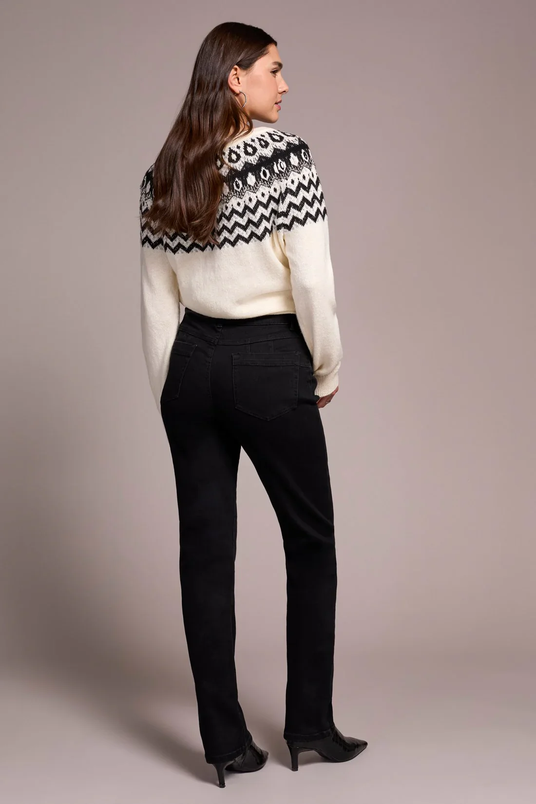 TRIBAL - Sophia Mid Rise, Pull-On Straight Leg #58590 - Image 7