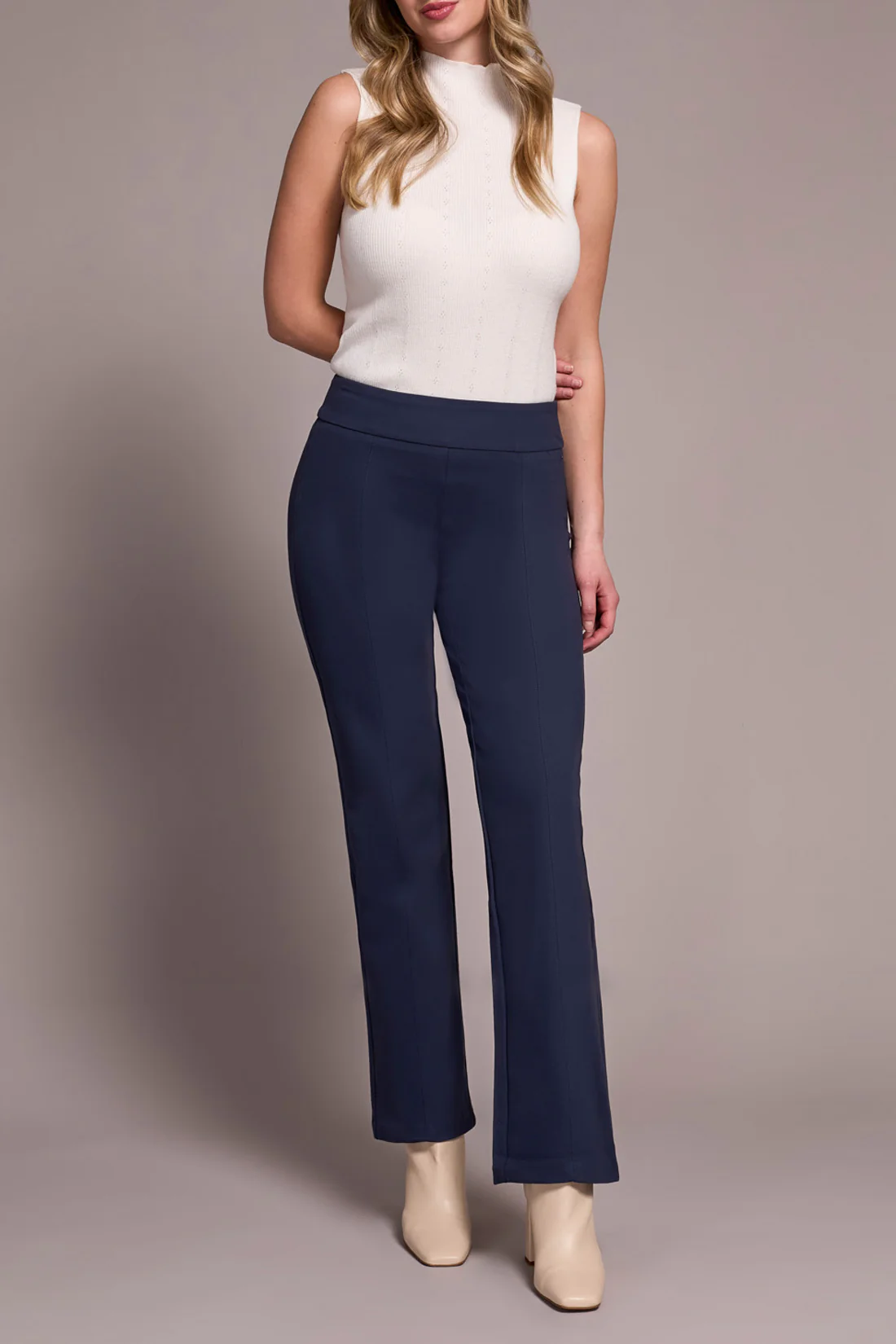 Tribal - Pull-On, Wide Leg Pant #2243O (3 Colours) - Image 4
