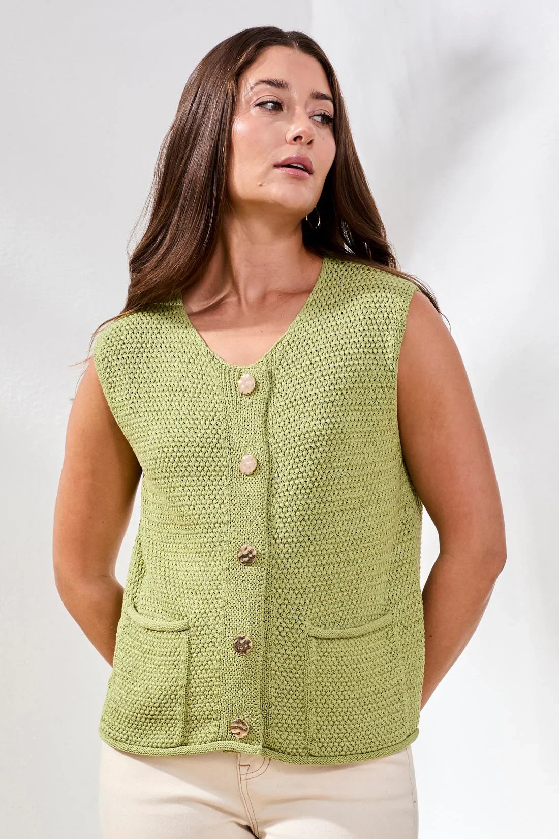 TRIBAL - WOMEN'S SWEATER CARDIGAN 6208O-5205 - Image 2