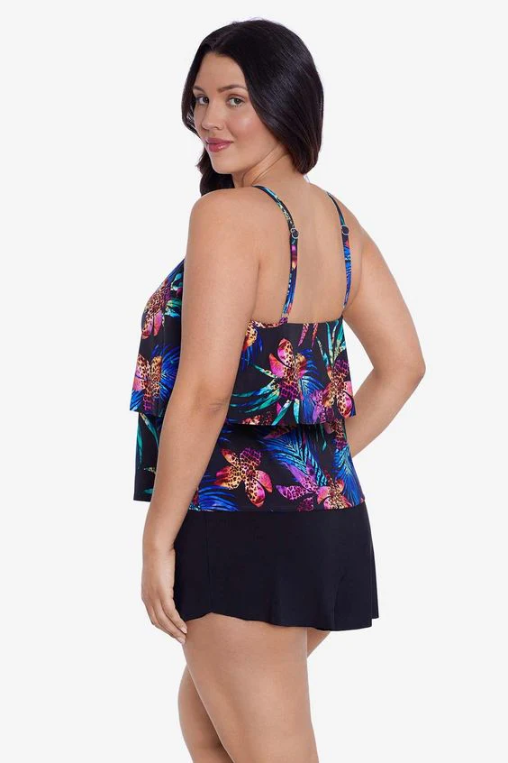 TRIMSHAPER- WOMEN'S 1PC ROXY SWIM ROMPER - Image 2
