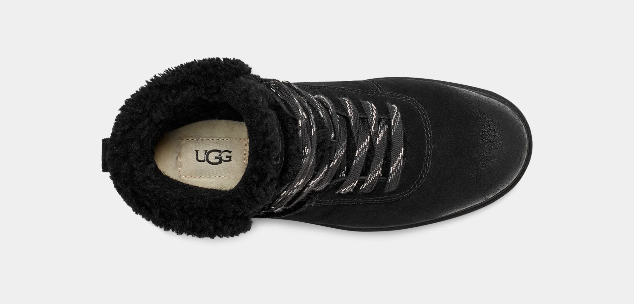 UGG- WOMEN'S HARRISON FUR LACE BOOT - Image 5