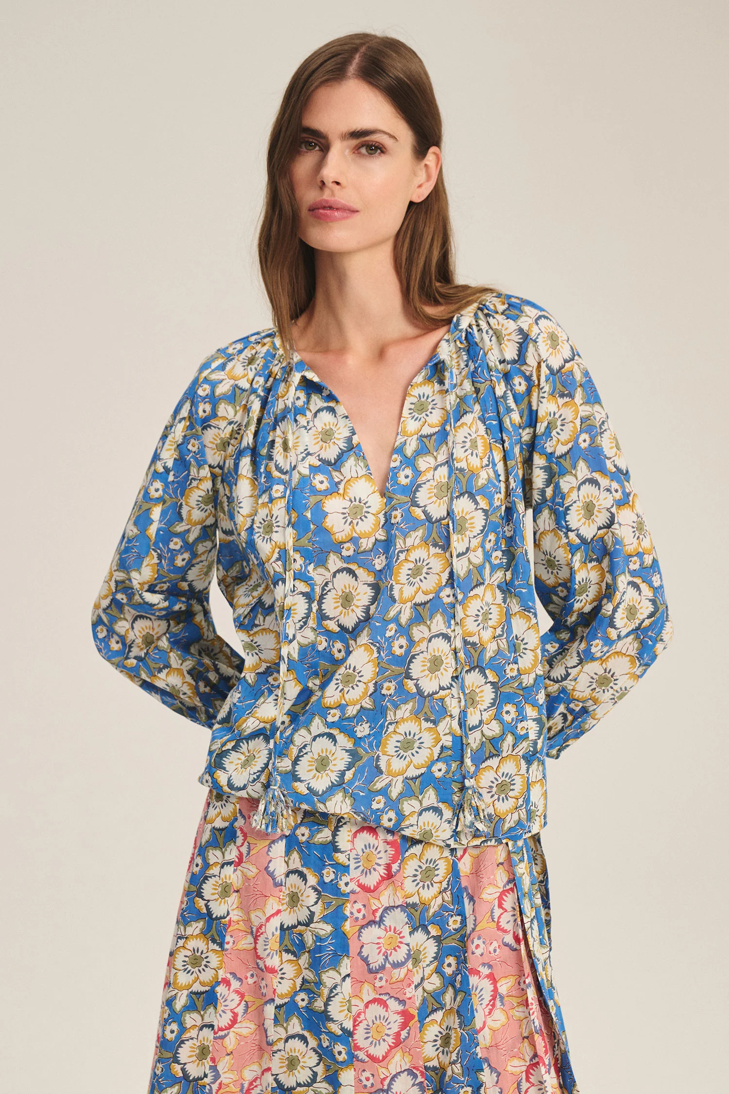VELVET - DS BEGONIA COTTON PRINT TOP REESE07 - Image 2