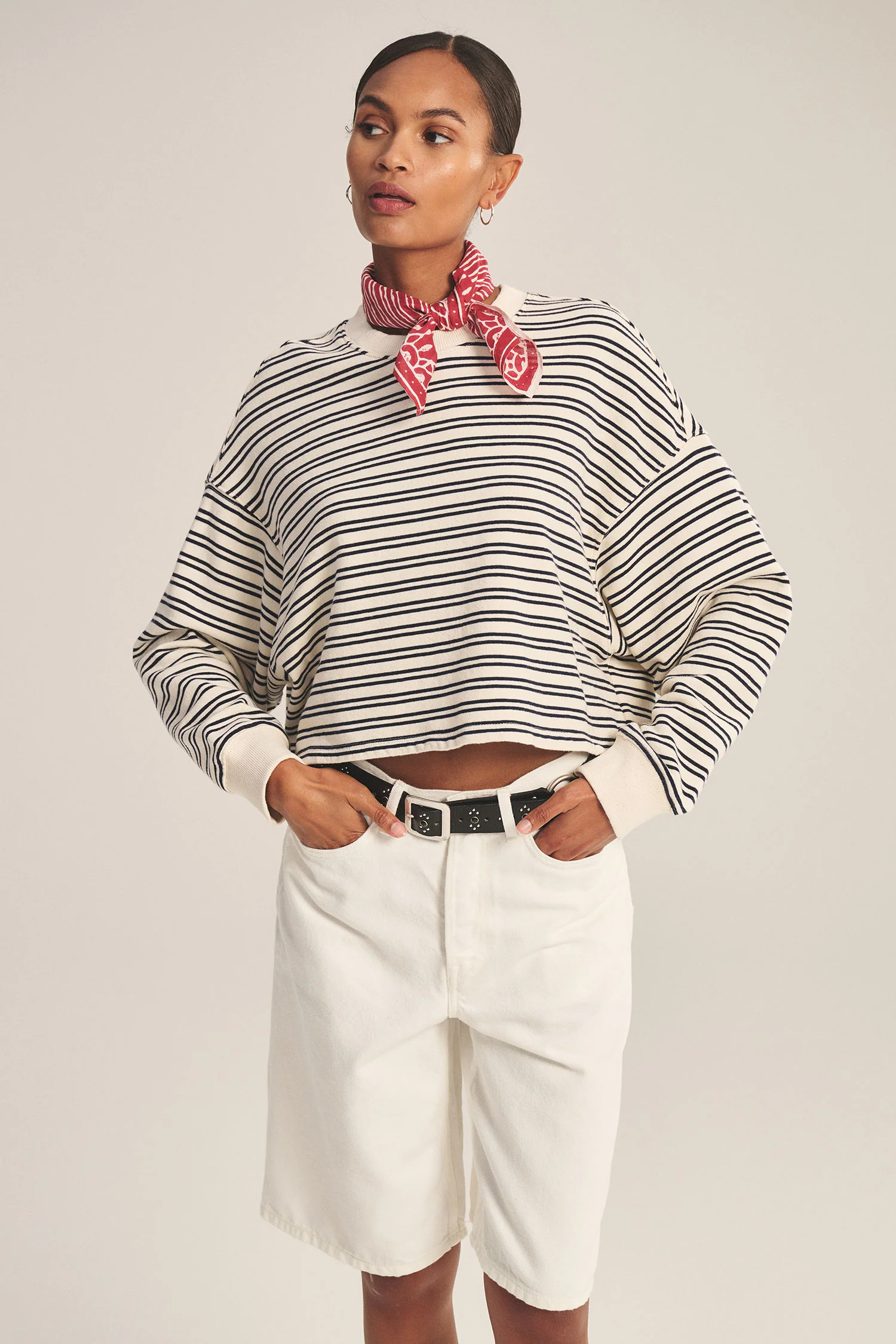 VELVET - VINTAGE STRIPE TERRY TOP ISABELLE07 - Image 3