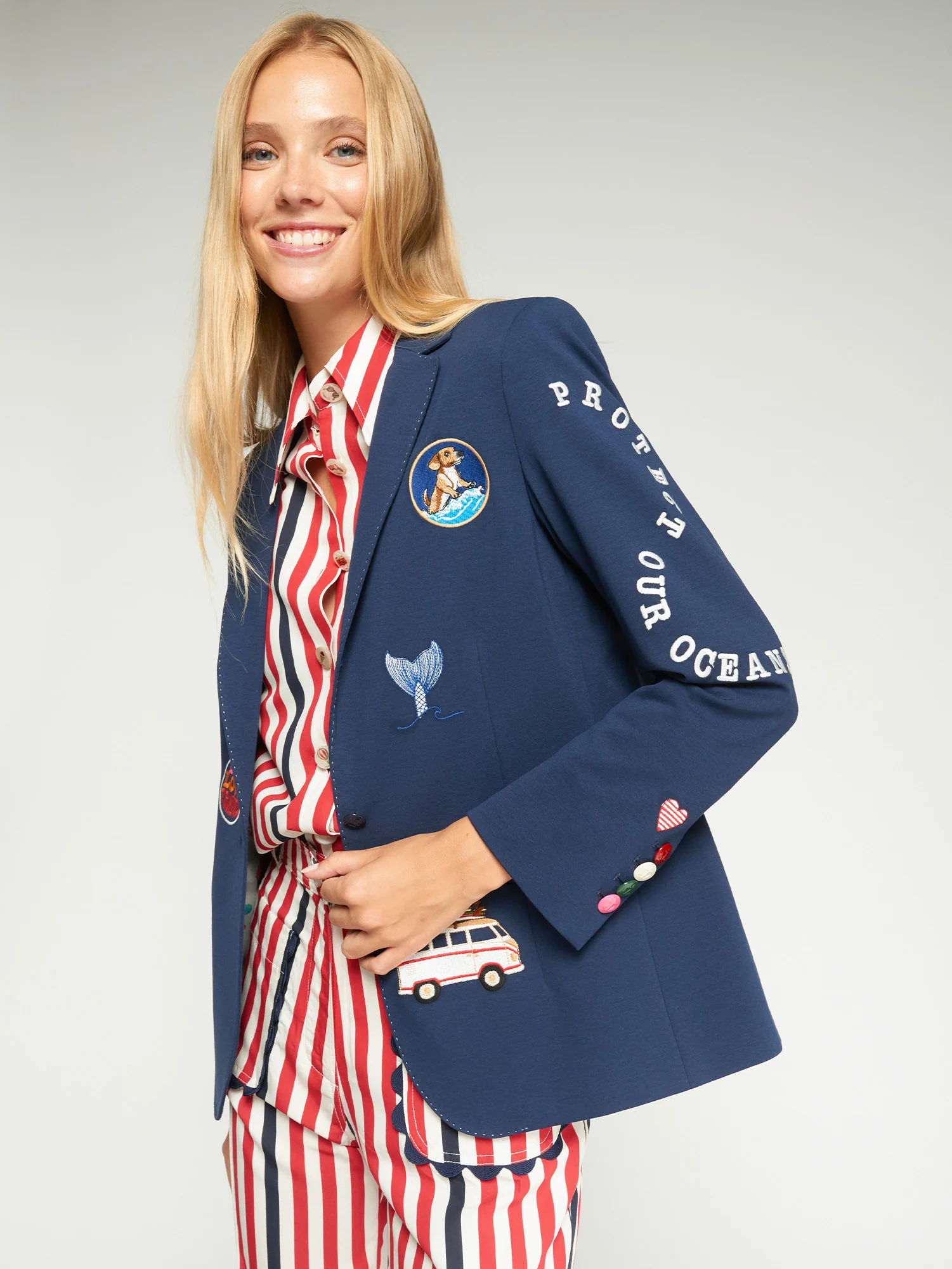 VILAGALLO - HANNAH EMB JACKET