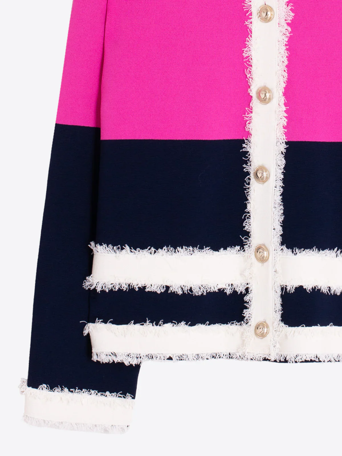 VILAGALLO - WOMEN'S BICOLOUR CARDIGAN - Image 3