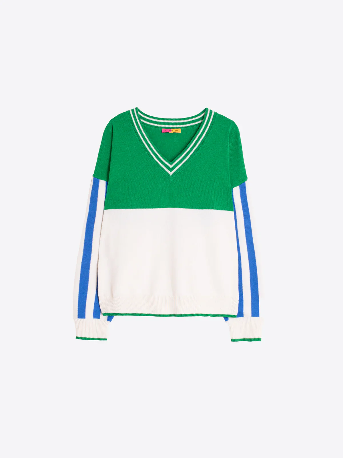 VILAGALLO - WOMEN'S FABIOLA EMB GOLF TOP - Image 4