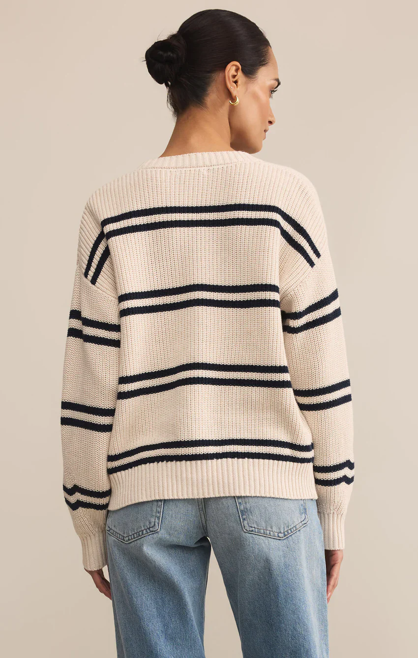 Z SUPPLY - WOMENS BOYFRIEND STRIPED CARDIGAN - Image 2