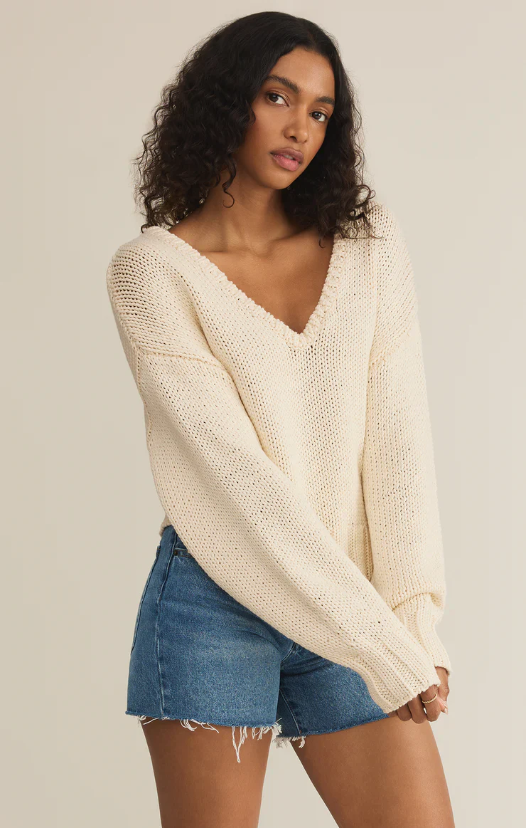 Z SUPPLY- WOMEN'S VIDA REVERSIBLE SWEATER - Image 3