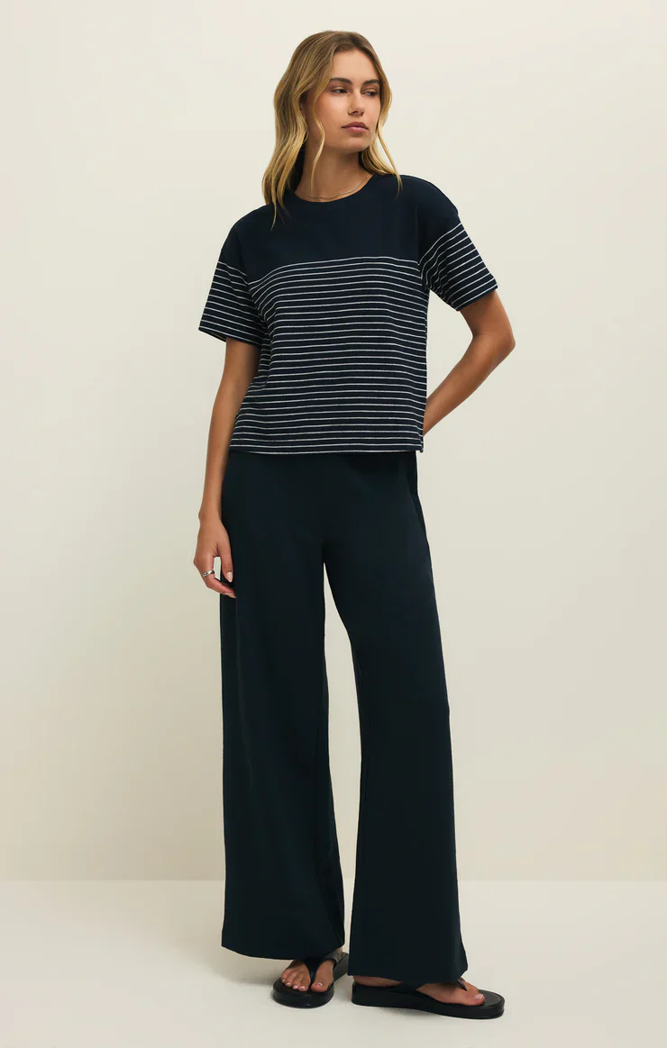 Z SUPPLY - WOMEN'S Harbor Textured Knit Stripe Shirt - Image 4