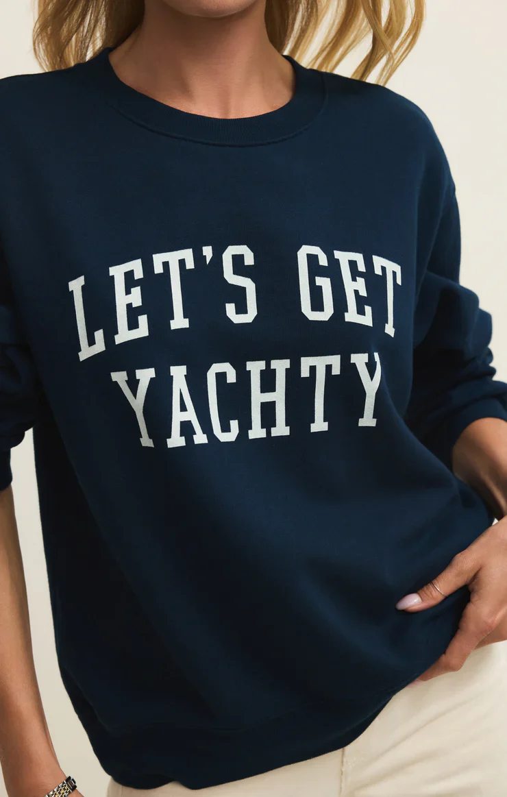 ZSUPPLY - WOMEN'S YACHTY BOYFRIEND SWEATSHIRT - Image 3